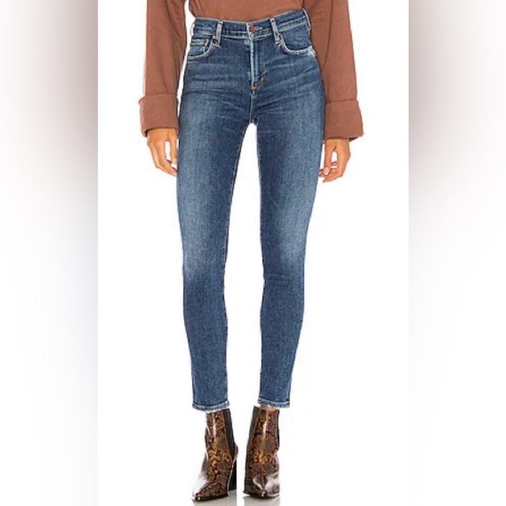 Agolde Sophie Mid-Rise Ankle Skinny Jeans Size 28